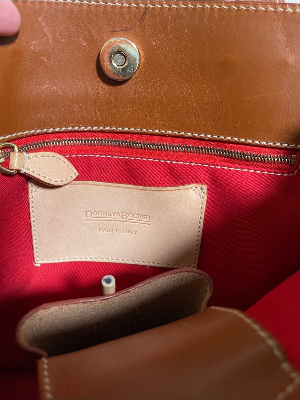 Dooney & Bourke Elite Alto Y2K Signature Monogram Canvas and Leather Tassel Tote - Picture 12 of 14